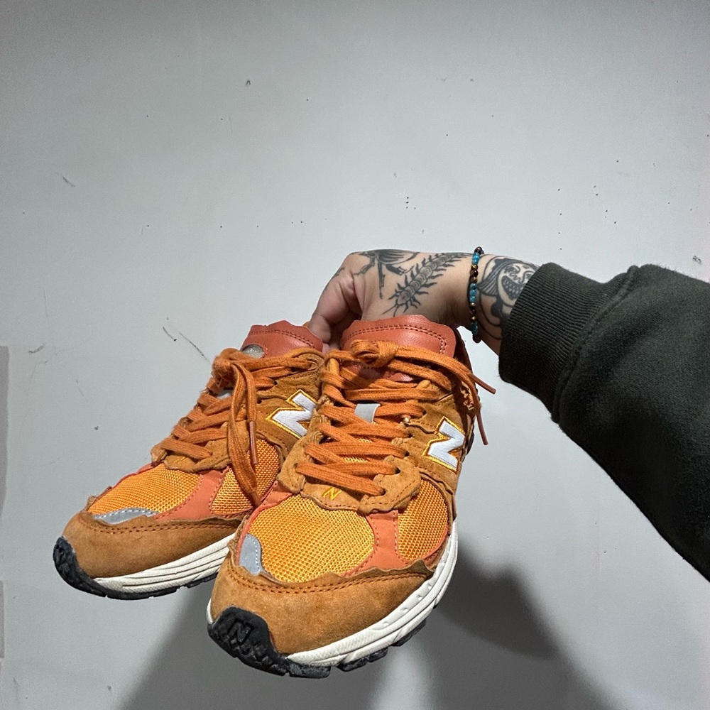 Orange Athletic Sneakers